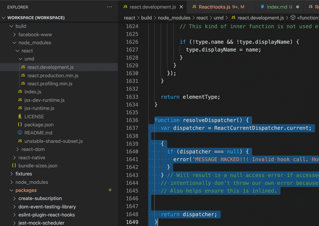 copied file with updated error message