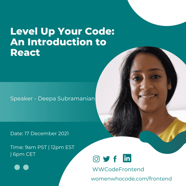 An introduction to React - Deepa Subramanian