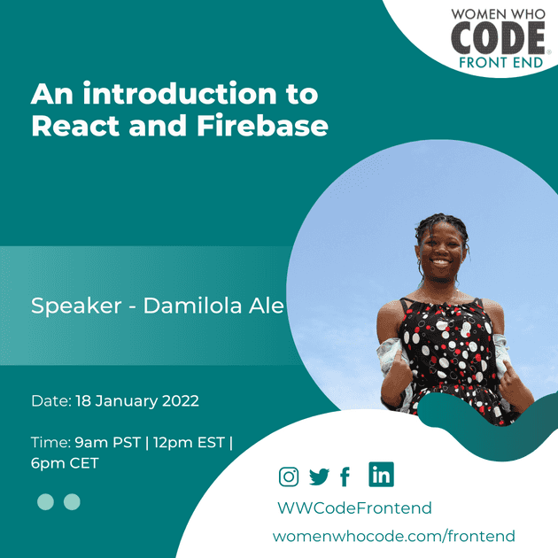 An introduction to React and Firebase - Damilola Ale