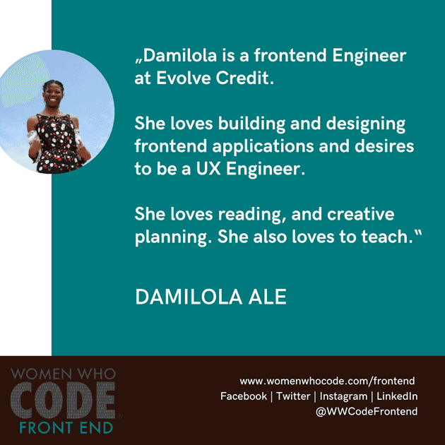 Damilola Ale introduction