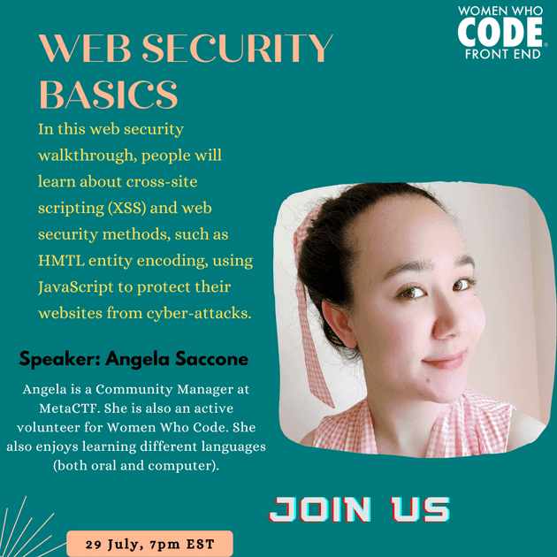 Angela Saccone - Web security basics